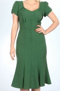 Stop Staring Holly Dress Green